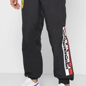 PUMA SCUDERIA FERRARI STREET WOVEN PANTS BLACK